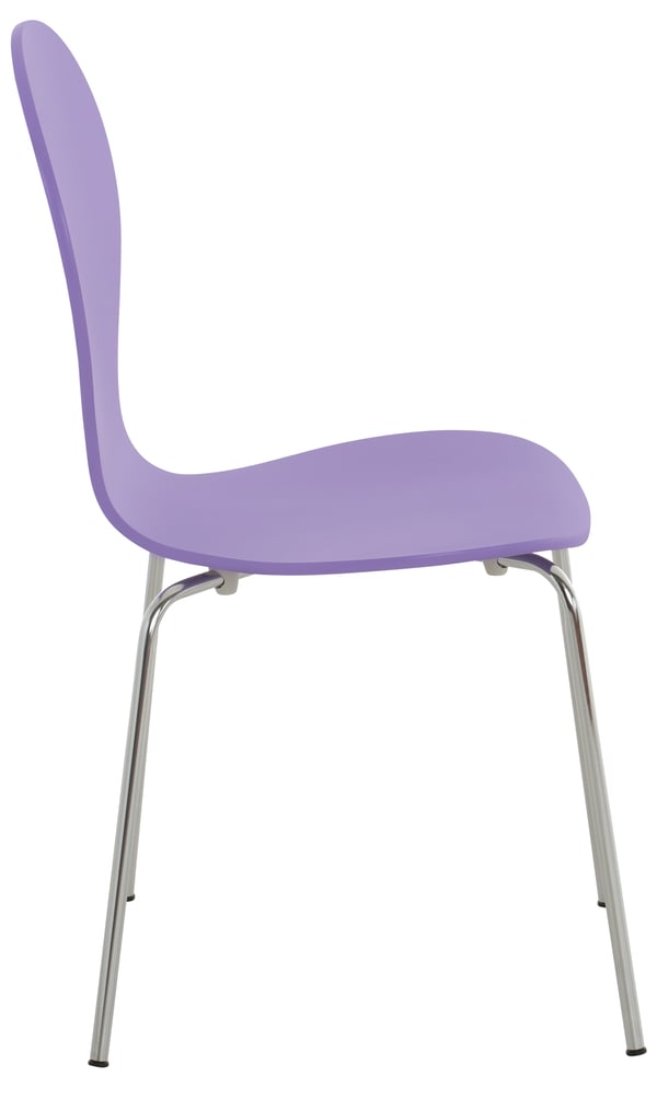 4x Stapelstol DIEGO l Ergonomiskt designad konferensstol med trästol och metallram I Stapelbar stol med lättskött sits
