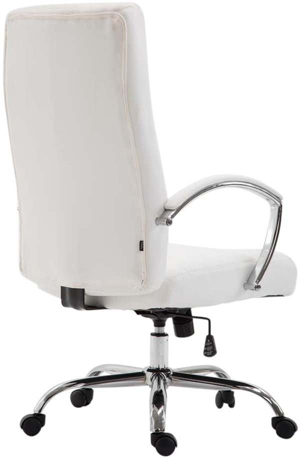 Ergonomisk kontorsstol Valais konstläder, modern skrivbordsstol, höj- och sänkbar sits, maxvikt 136 kg