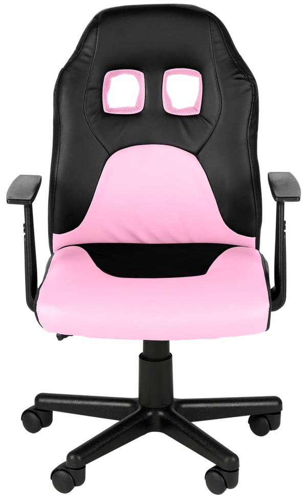 Ergonominen työtuoli lapsille ja nuorille, säädettävä korkeus, keinonahkaverhoilu, irrotettavat käsinojat