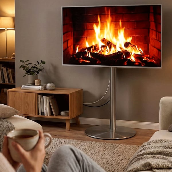 TV-stander til 55-57 tommer, VESA 100x100 til 600x400, stabil universalfod, belastning op til 40 kg