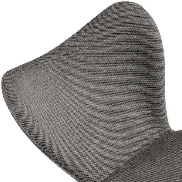 Matstol Maika, ergonomisk polstrad stol med sammets- eller tygkladsal, kokstol med metallstativ, belastning upp till 150 kg