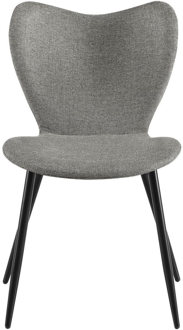 Matstol Maika, ergonomisk polstrad stol med sammets- eller tygkladsal, kokstol med metallstativ, belastning upp till 150 kg