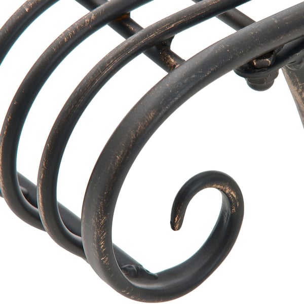 Havebaenk Karma, romantisk chaiselong i jugendstil med ornamenter, til udendoers brug, belastning op til 160 kg