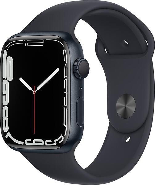 Apple Watch 7 Aluminium 45mm WiFi Svart Grade B Used