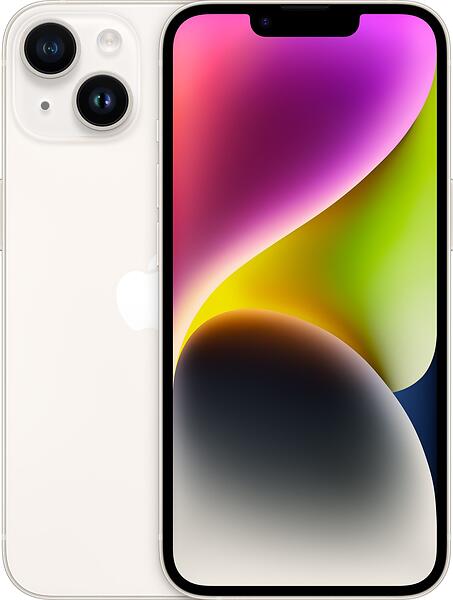 Begagnad iPhone 14 128GB Vit skick A+ Premium 100% Batteri