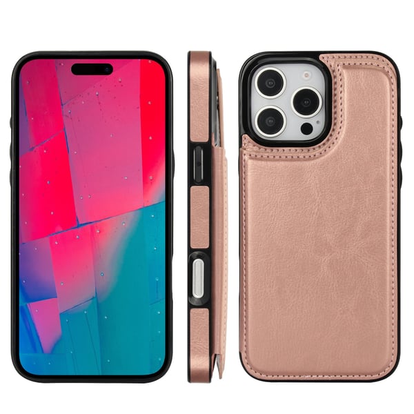 iPhone 16 Pro Max - Stilrent Skal med Plånbok/Kortfack från NKOBEE