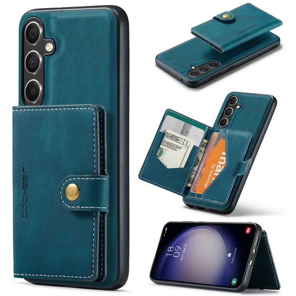 Galaxy S23FE - Stilrent Plånboksfodral med Magnetisk Hållare
