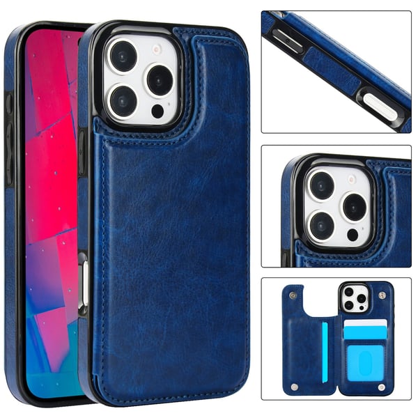 iPhone 16 Pro Max - Stilrent Skal med Plånbok/Kortfack från NKOBEE