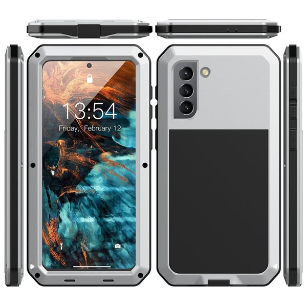 Samsung Galaxy S21 - HEAVY DUTY Skyddande Aluminium Skal