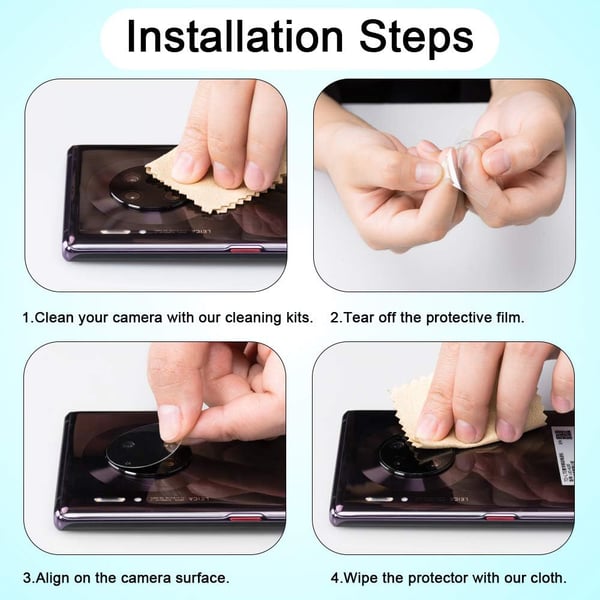 Samsung Galaxy Z Fold 7 Linsskydd Transparent Svart Ram