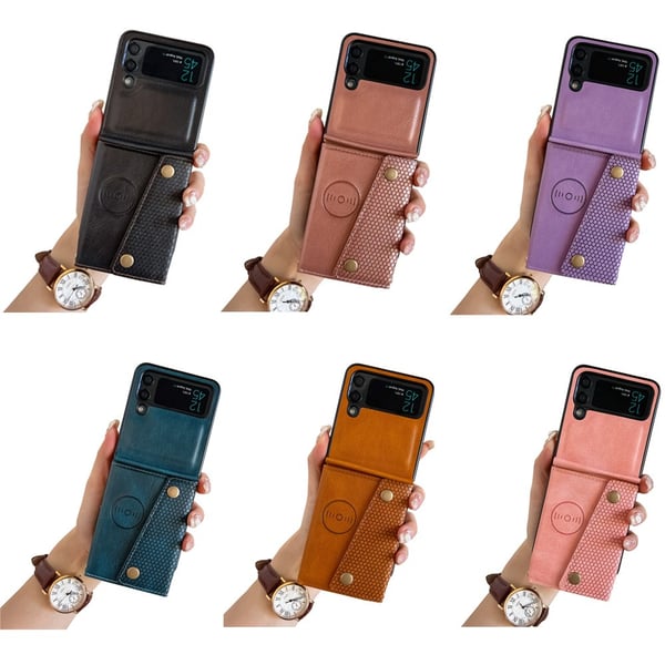 Samsung Galaxy Z Flip 3 - Skyddsskal med Plats för Kort