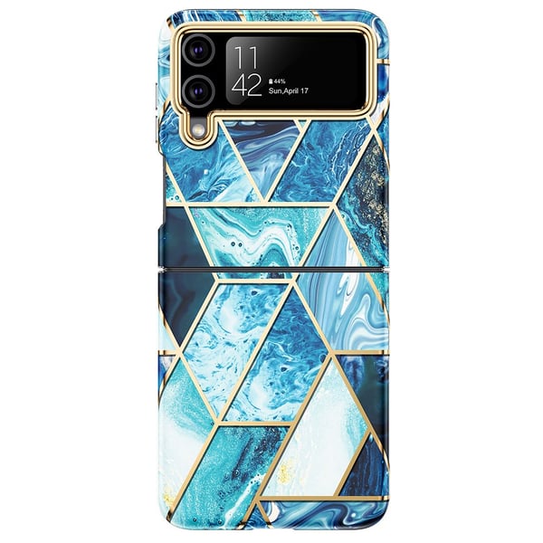 Samsung Galaxy Z Flip 4 - Skyddsskal i Marmordesign
