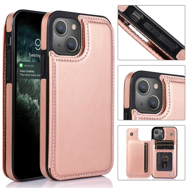 iPhone 13 - Stilrent & Praktiskt Skal med Korthållare