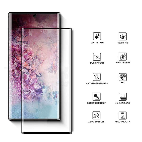 Samsung Galaxy Note10 3-PACK Skärmskydd 3D 9H HD-Clear