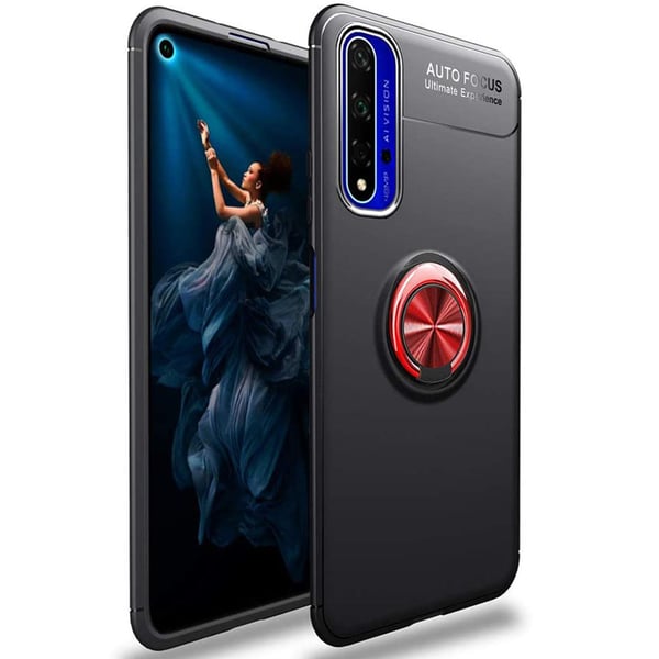 Huawei Nova 5T - Praktiskt Skal med Ringhållare