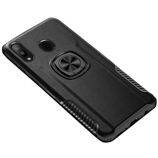 Samsung Galaxy A40 - Stilsäkert Skal med Ringhållare