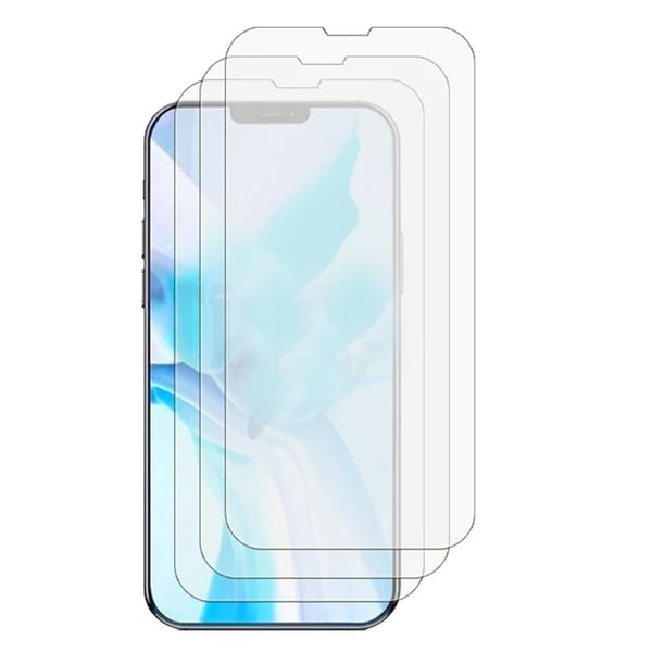 2-PACK 3-in-1 iPhone 13 Mini Fram- & Baksida + Kameralinsskydd