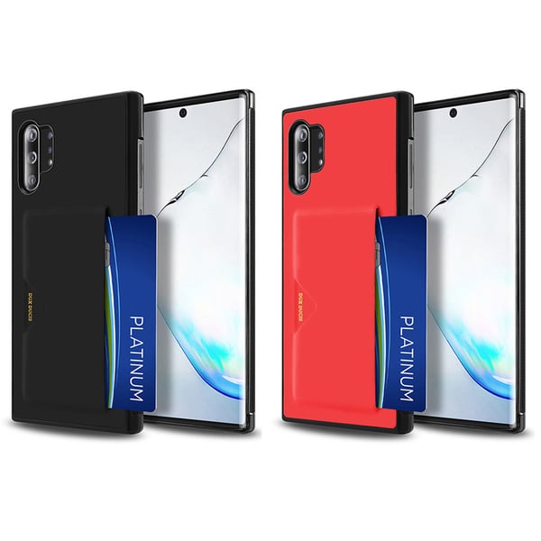 Samsung Galaxy Note10+ - Stilsäkert Skal Kortfack DUX DUCIS