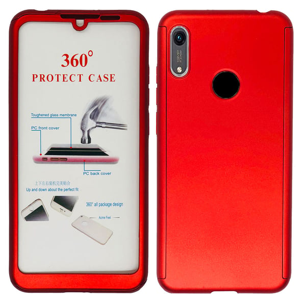 Huawei Y6 2019 - Skyddande Dubbelsidigt Skal FLOVEME