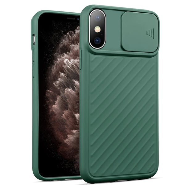iPhone X/XS - Genomtänkt Stöttåligt Skal KAMERA SKYDD