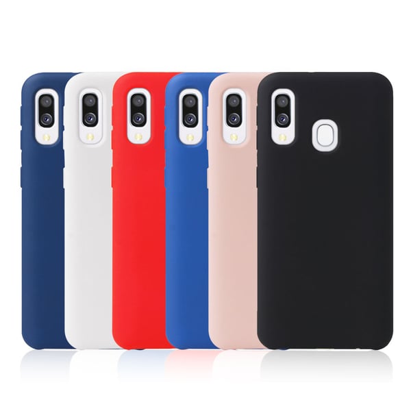 Samsung Galaxy A40 - Skyddande Matt Silikonskal