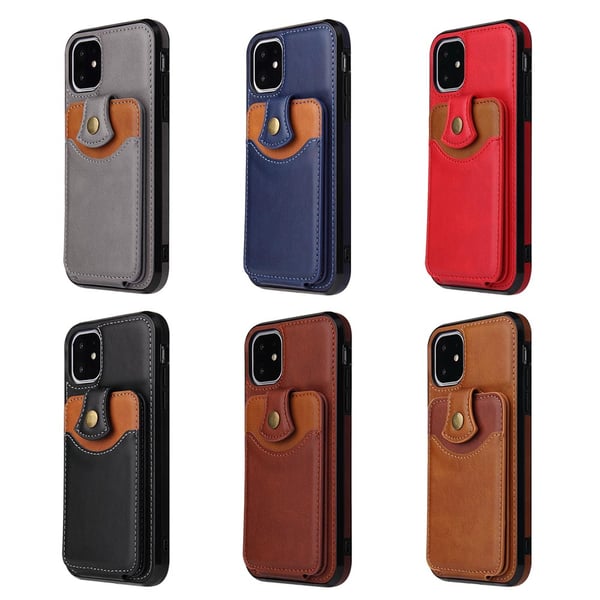 iPhone 11 - Praktiskt Stilsäkert Skal med Kortfack