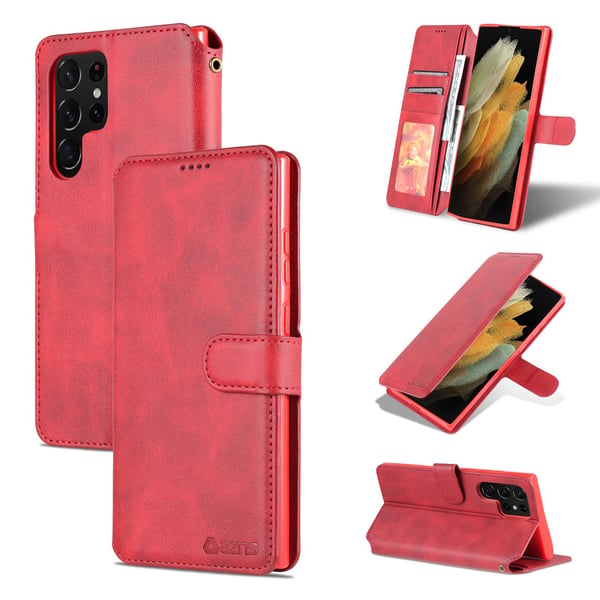 Samsung Galaxy S22 Ultra - Genomtänkt Plånboksfodral