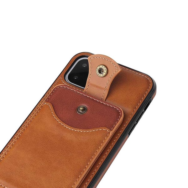 iPhone 11 - Exklusivt Skyddande Skal med kortfack