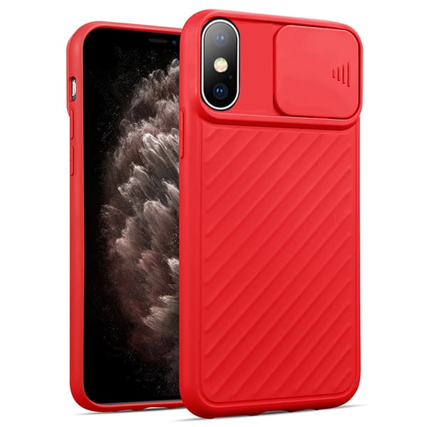 iPhone XS Max - Stilrent Skal med Kamera Skydd