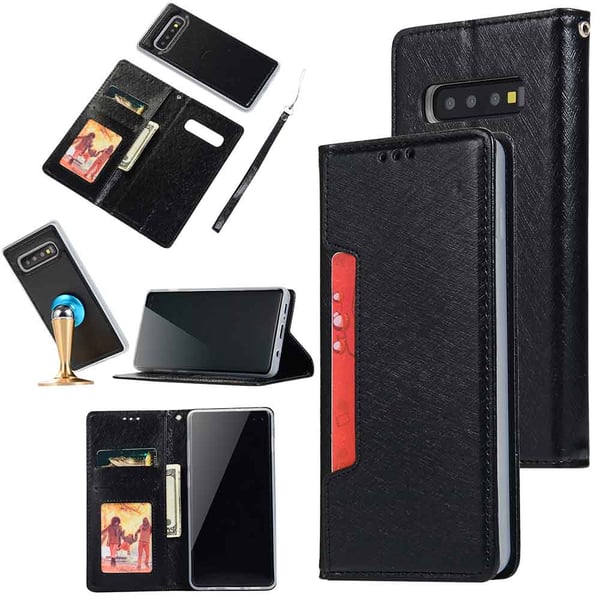 Samsung Galaxy S10 - Praktiskt Plånboksfodral (FLOVEME)