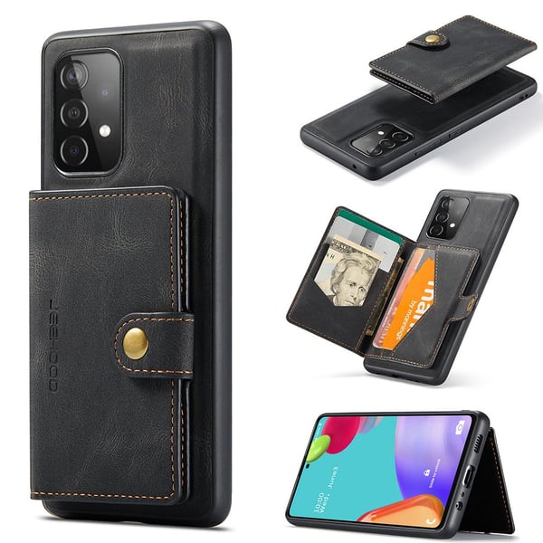 Samsung Galaxy A72 - Elegant Magnet Skal med Korthållare