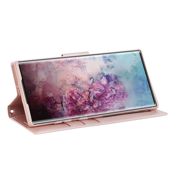 Samsung Galaxy Note10 Plus - Praktiskt Plånboksfodral HANMAN