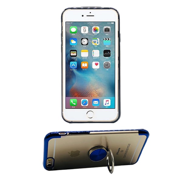 iPhone 6/6S - Skyddande Silikonskal med Ringhållare