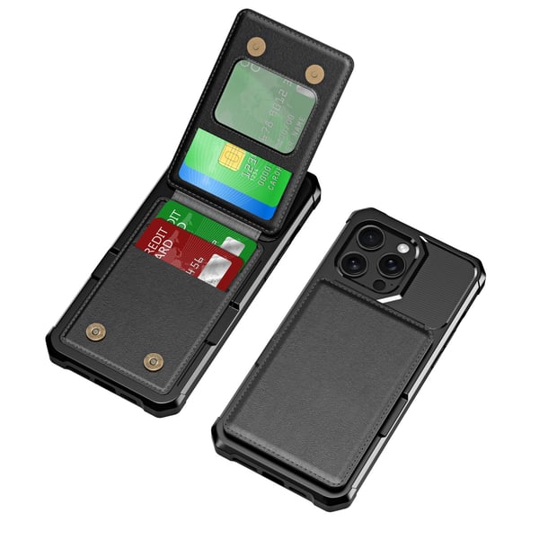 iPhone 13 Pro Max Plånboksfodral - Slimmat Design och Full Skydd