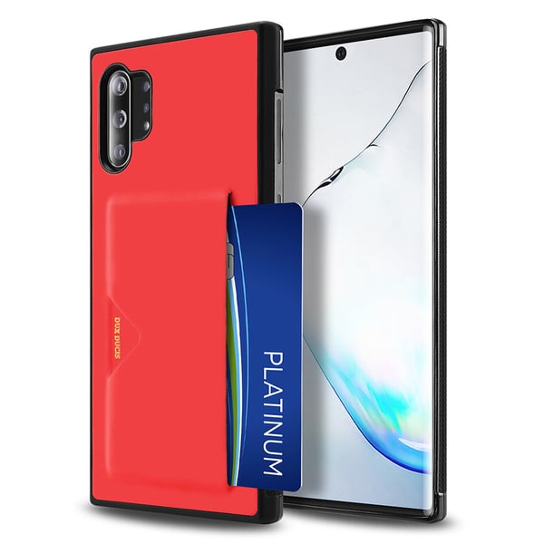 Samsung Galaxy Note10+ - Stilsäkert Skal Kortfack DUX DUCIS