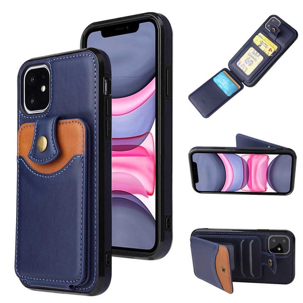 iPhone 11 - Praktiskt Stilsäkert Skal med Kortfack