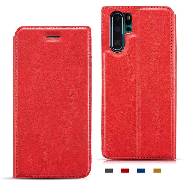 Huawei P30 Pro - Genomtänkt Plånboksfodral (Vintage)