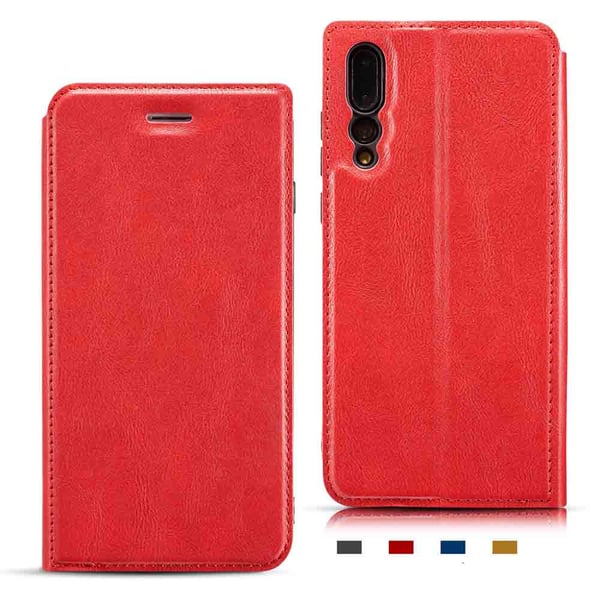 Huawei P20 - Praktiskt Vintage Plånboksfodral
