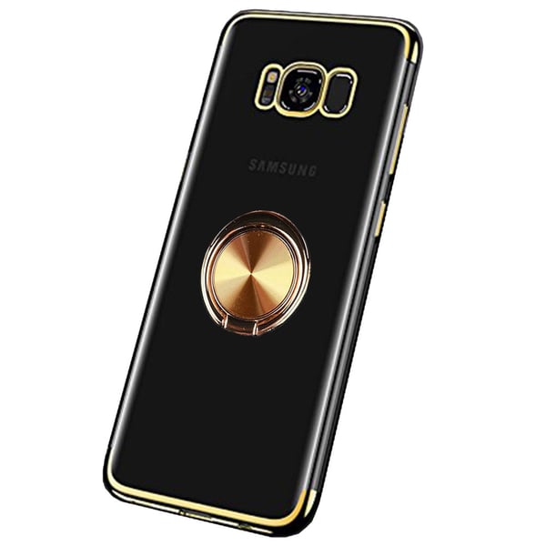 Samsung Galaxy S8 - Robust Floveme Silikonskal med Ringhållare