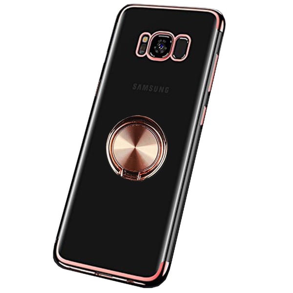 Samsung Galaxy S8 - Skyddande Silikonskal Ringhållare