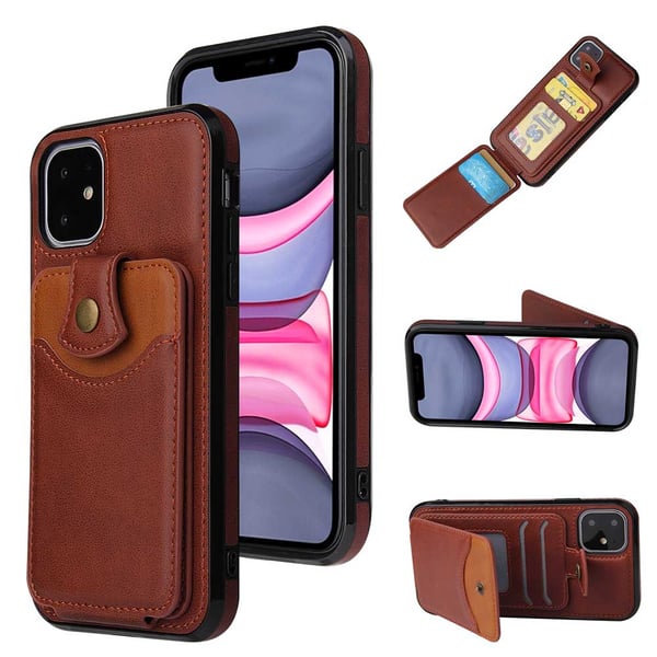iPhone 11 - Exklusivt Skyddande Skal med kortfack