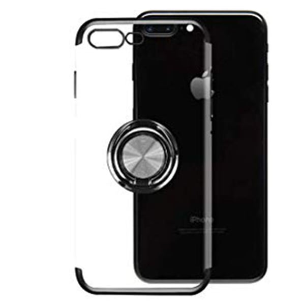 Smart Silikonskal med Ringh�llare - iPhone 8 Plus