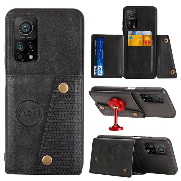 Xiaomi Mi 10T Pro - Stilsäkert Skal med Kortplatser