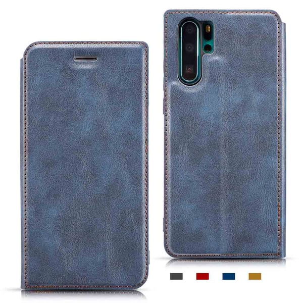 Huawei P30 Pro - Genomtänkt Plånboksfodral (Vintage)