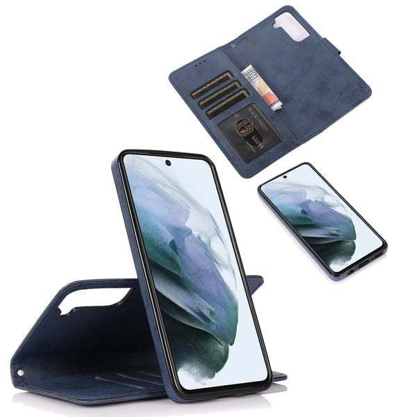 Samsung Galaxy S21 FE - Stilrent Praktiskt LEMAN Plånboksfodral
