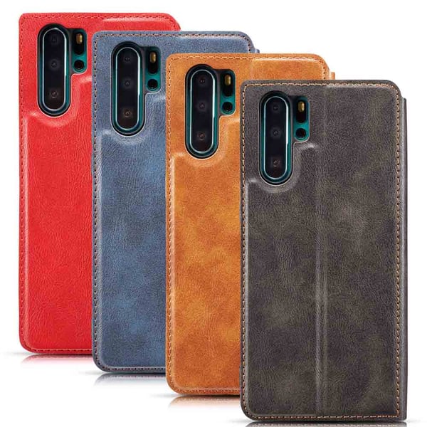 Huawei P30 Pro - Genomtänkt Plånboksfodral (Vintage)