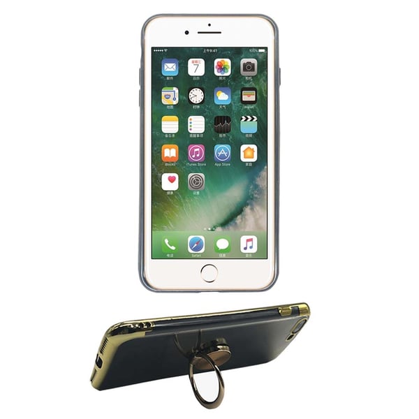 iPhone 8 Plus - Robust Skyddsskal i Silikon Ringh�llare