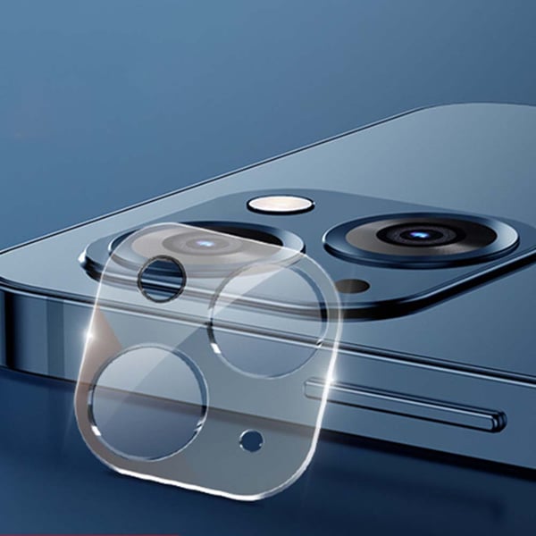2-PACK iPhone 13 Mini Set - Fram- & Baksida + Kameralinsskydd