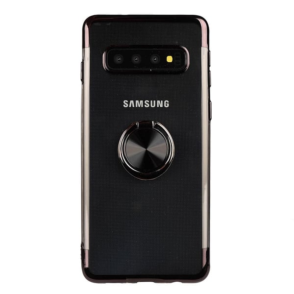 Samsung Galaxy S10E - Skyddande Silikonskal med Ringhållare