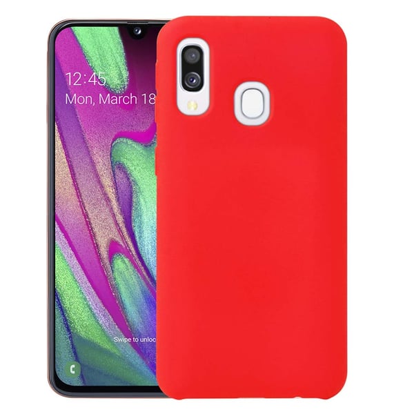 Samsung Galaxy A40 - Skyddande Matt Silikonskal